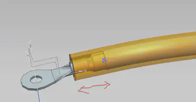 Sealed ring terminal with overlapping protection